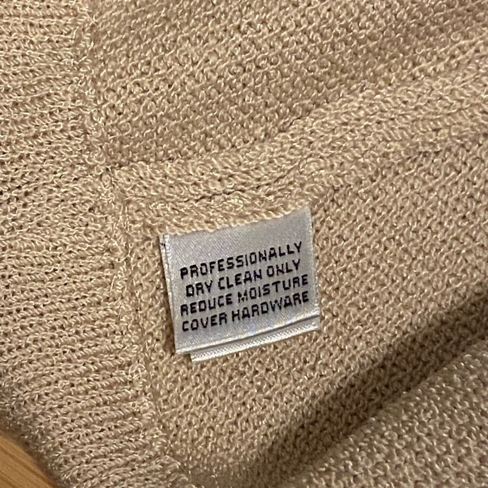 Elegant St. John Collection Neutral Beige Knit Jacket Quiet Luxury Size 2 - Picture 13 of 14